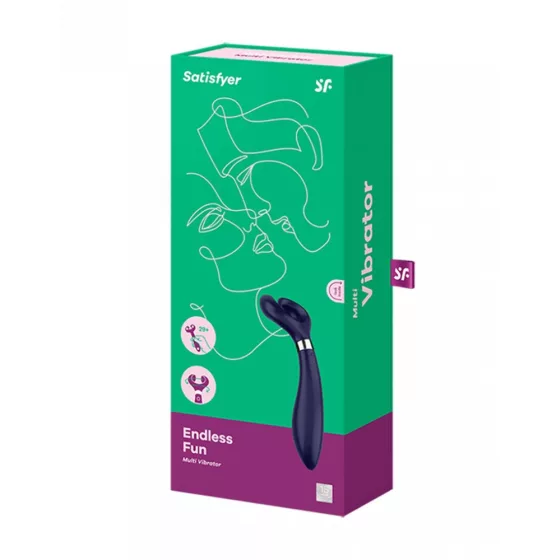 Satisfyer Endless Fun vibrációs kényeztető (kék)