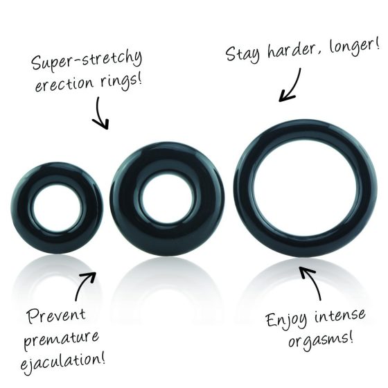 The Screaming O RingO péniszgyűrű csomag (3 db-os)