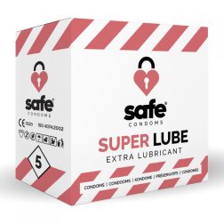 Safe Super Lube extra síkosítású óvszer (5 db)