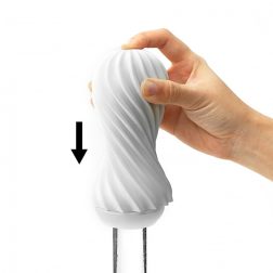 Tenga Flex Silky White maszturbátor (fehér)