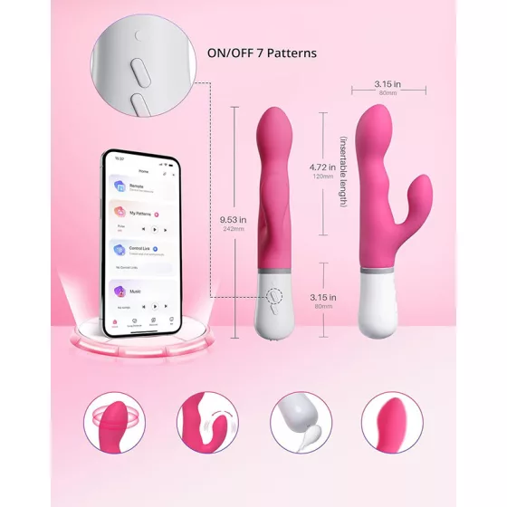 Lovense – Nora okosvibrátor (rózsaszín) (APP-os)