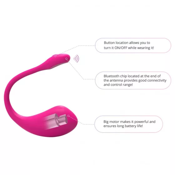 Lovense Lush 2 - okos vibrációs tojás (APP-os)