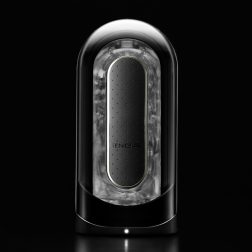   Tenga Flip Zero Vibration maszturbátor vibrációval (fekete)