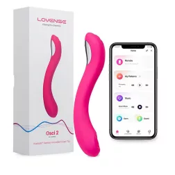  Lovense Osci 2 okos, pulzációs G-pont vibrátor (rózsaszín) (APP-os)