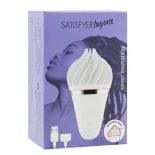   Satisfyer Lay-On Sweet Treat forgófejes csiklóizgató (fehér)