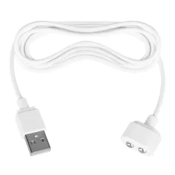 Satisfyer mágneses, USB-s töltőkábel (fehér)
