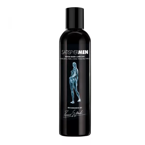 Satisfyer – Men Cooling vízbázisú síkosító, hűsítő hatással (300 ml)