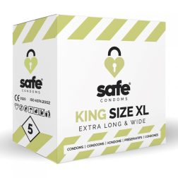 Safe King Size XL nagy méretű óvszer (5 db)