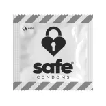   Safe - Intense Safe - pöttyözött és bordázott felületű óvszer (1 db)