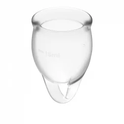 Satisfyer Feel Confident 2 db intimkehely (áttetsző)