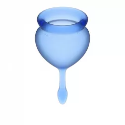 Satisfyer Feel Good 2 db intimkehely (sötétkék)