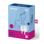 Satisfyer Feel Secure 2 db intimkehely (áttetsző).