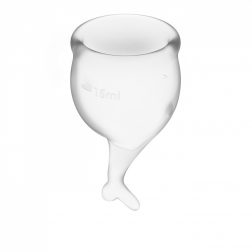 Satisfyer Feel Secure 2 db intimkehely (áttetsző).