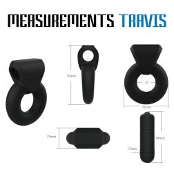 Velv'Or Travis vibrációs péniszgyűrű