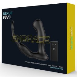   Nexus Revo Embrace forgó fejes prosztatavibrátor, péniszgyűrűvel