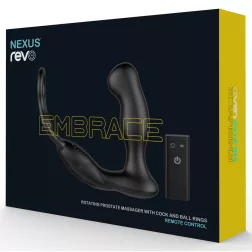   Nexus – Revo Embrace forgófejes prosztatavibrátor péniszgyűrűvel