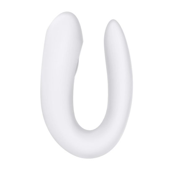 Satisfyer Double Joy párvibrátor (fehér) (APP-os)