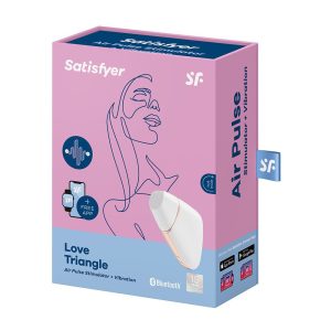 Satisfyer Love Triangle léghullámos csiklóizgató, vibrációval (fehér) (APP-OS) Satisfyer Love Triangle léghullámos csiklóizgató, vibrációval (fehér) (APP-OS)