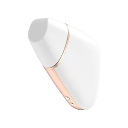   Satisfyer Love Triangle léghullámos csiklóizgató, vibrációval (fehér) (APP-OS)