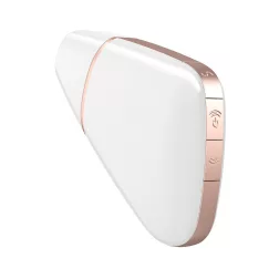   Satisfyer Love Triangle léghullámos csiklóizgató, vibrációval (fehér) (APP-OS)