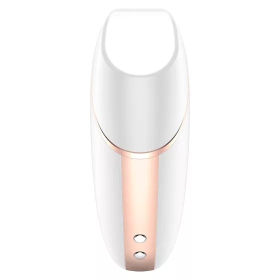 Satisfyer Love Triangle léghullámos csiklóizgató, vibrációval (fehér) (APP-OS)