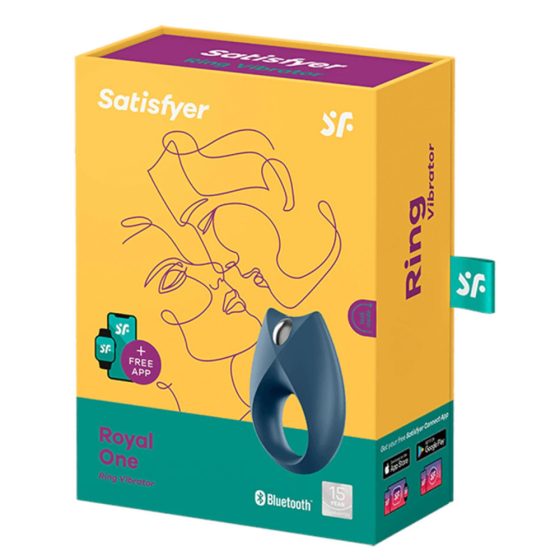 Satisfyer Royal One vibrációs péniszgyűrű (APP-os)