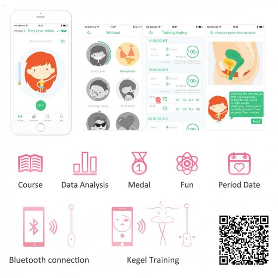 Magic Motion Kegel Coach intim-izomzat tréner (APP-os)