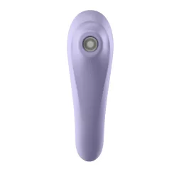   Satisfyer Dual Pleasure g-pont vibrátor, légullámos csiklóizgatóval (lila) (APP-os)