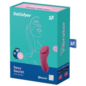 Satisfyer Sexy Secret alsóba helyezhető, viselhető vibrátor (APP-os)