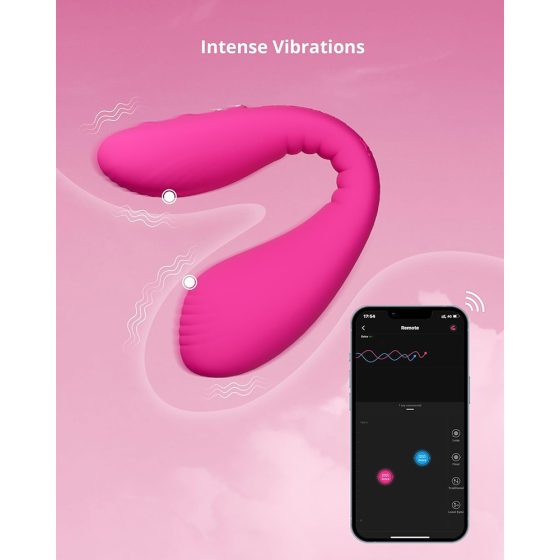Lovense Dolce okos, 2 motoros G-pont és csiklóizgató vibrátor (pink) (APP-os)
