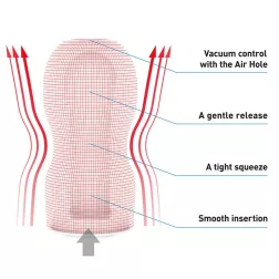   Tenga Original Vacuum Cup maszturbátor (átlagos intenzitású)