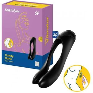 Satisfyer Candy Cane vibrációs izgató (fekete)