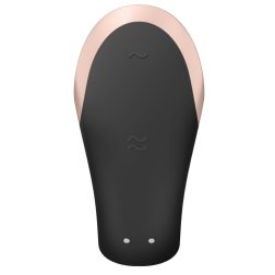   Satisfyer Luxury Double Love párvibrátor, távirányítóval (fekete) (APP-os)