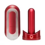   Tenga – Flip Zero maszturbátor (piros) + Flip Warmer betétmelegítő