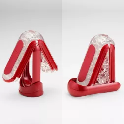   Tenga – Flip Zero maszturbátor (piros) + Flip Warmer betétmelegítő