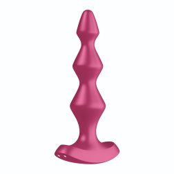 Satisfyer Lolli Plug 1. kétmotoros análvibrátor (piros)