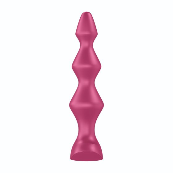 Satisfyer Lolli Plug 1. kétmotoros análvibrátor (piros)