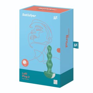 Satisfyer Lolli Plug 2. kétmotoros análvibrátor (zöld)