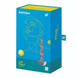 Satisfyer Lolli Plug 2. kétmotoros análvibrátor (szürke)