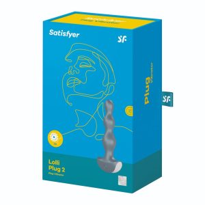 Satisfyer Lolli Plug 2. kétmotoros análvibrátor (szürke)