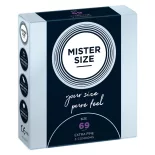  Mister Size – 69 - egyedi méretű, extravékony óvszer (69 mm, 3 db)