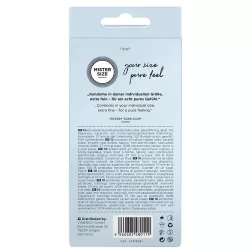   Mister Size – 57 - 10 db egyedi méretű, extra vékony óvszer (57 mm)