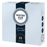   Mister Size 53. - 36 db egyedi méretű, extra vékony óvszer (53 mm)