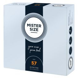   Mister Size 57. - 36 db egyedi méretű, extra vékony óvszer (57 mm)