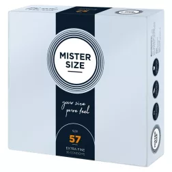   Mister Size – 57 - 36 db egyedi méretű, extra vékony óvszer (57 mm)
