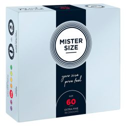   Mister Size 60. - 36 db egyedi méretű, extra vékony óvszer (60 mm)