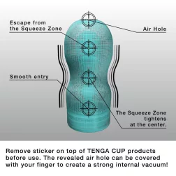   Tenga Original Vacuum Cup Cool Edition maszturbátor (extra intenzív hűsítő hatással)