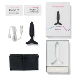   Lovense – Hush 2 okos análvibrátor (2,5 cm, XS méret) (APP-os)