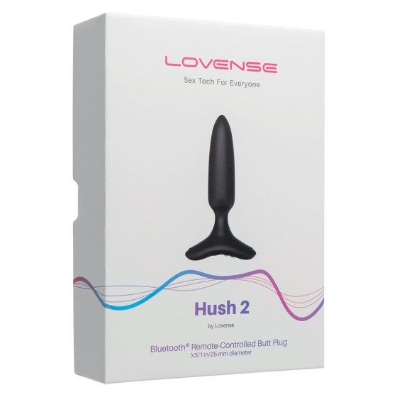Lovense Hush 2 análvibrátor (2,5 mm, XS méret) (APP-os)