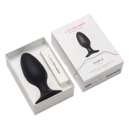   Lovense Hush 2 - okos análvibrátor (5,7 cm, L méret) (APP-os)